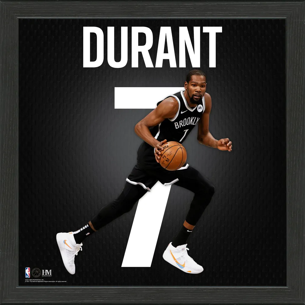 Highland Mint Kevin Durant Brooklyn Nets 13'' x 13'' Impact Jersey Framed  Photo