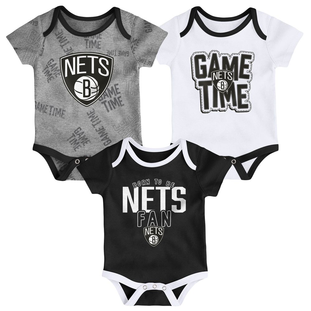 Diskriminering af køn liner intelligens Outerstuff Infant Black/White/Heathered Gray Brooklyn Nets Game Time  Three-Piece Bodysuit Set | Village Green Shopping Centre