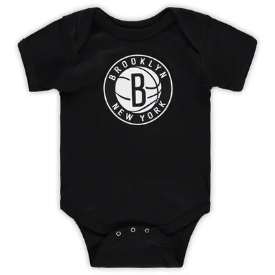 Brooklyn Nets Infant Primary Team Logo Bodysuit - Black