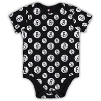 Infant Gray Brooklyn Nets Two-Pack Double Up Bodysuit Set