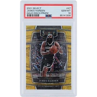 James Harden Brooklyn Nets 2021 Panini Select Gold Disco #47 #3/10 PSA Carte 10 authentifiée
