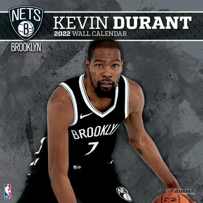 Kevin Durant Brooklyn Nets 2022 Player Wall Calendar