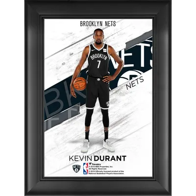 Kevin Durant Brooklyn Nets Autographed Fanatics Authentic Black Nike  2020-21 Icon Swingman Jersey