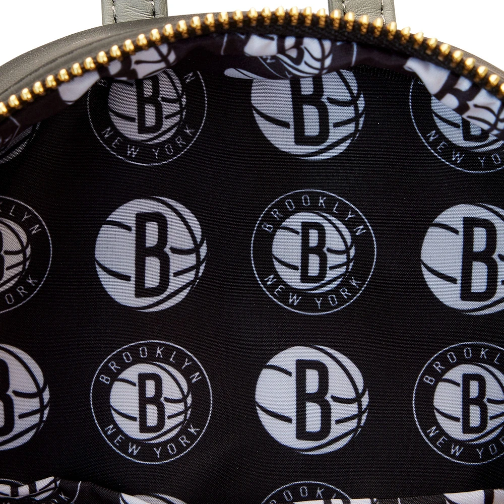 Loungefly Brooklyn Nets Patches Mini Backpack