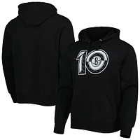 Sweat à capuche noir pour homme '47 Brooklyn Nets 10th Anniversary Headline