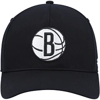 Men's '47 Black Brooklyn Nets Hitch Snapback Hat