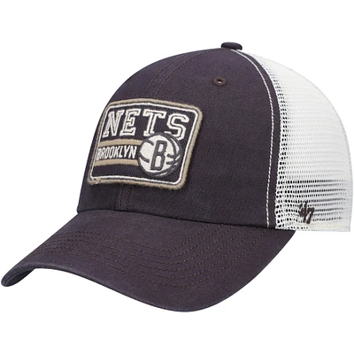 Casquette Snapback '47 Charcoal Brooklyn Nets Off Ramp Trucker pour homme