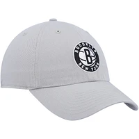 Casquette réglable pour homme '47 Brooklyn Nets Team Logo Clean Up grise