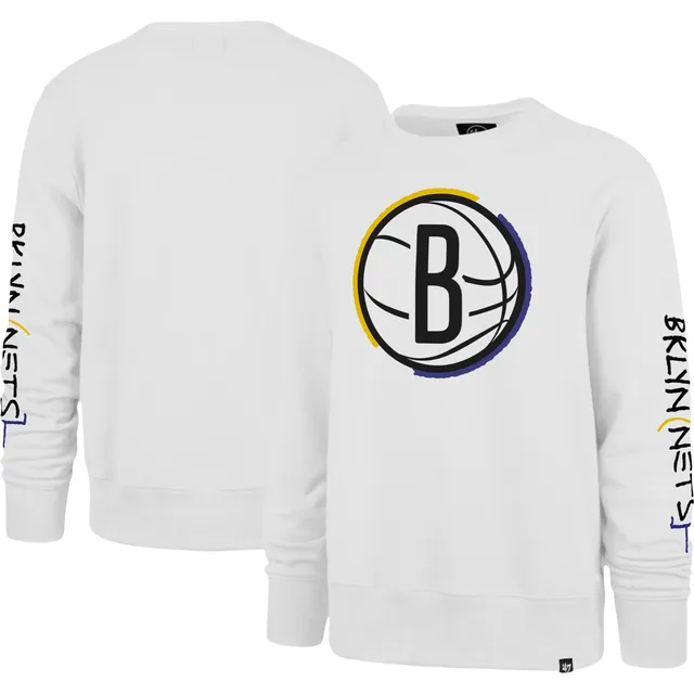 Brooklyn Nets '47 Tribeca Emerson Pullover Sweatshirt - Heather Black