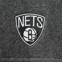 Men's Columbia Brooklyn Nets Heathered Charcoal Flanker Full-Zip Jacket