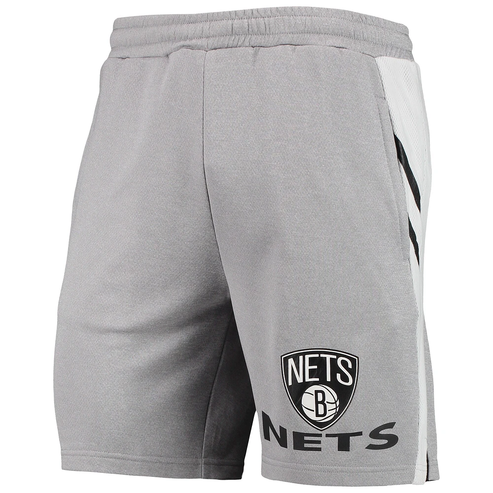 Concepts Sport Brooklyn Nets Stature Short pour homme Gris