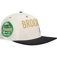 Casquette Snapback Brooklyn Nets Album Cover pour homme crème/noire