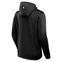Men's Fanatics  Black Brooklyn Nets Baller Defender Performance Full-Zip Hoodie