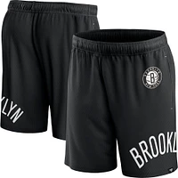 Fanatics pour hommes noirs Brooklyn Nets Clincher - Short