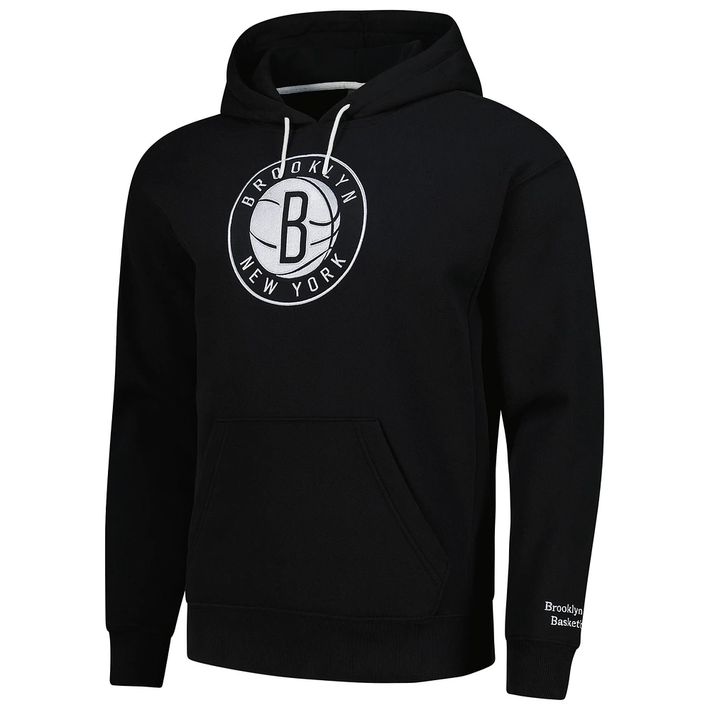 Sweat à capuche noir pour homme Fanatics Brooklyn Nets Elements Pace