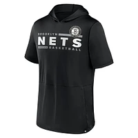 T-shirt à capuche noir Brooklyn Nets Possession Fanatics pour hommes