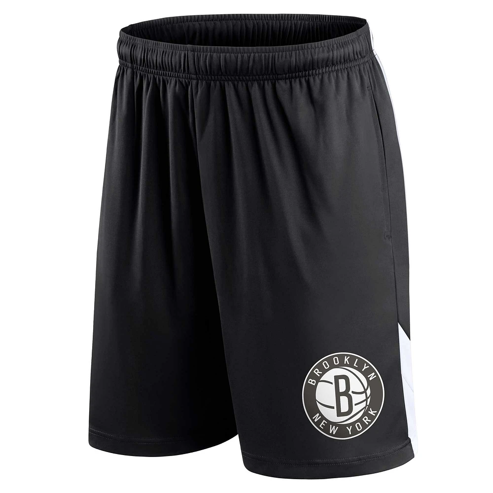 Short Slice noir Brooklyn Nets Fanatics pour hommes