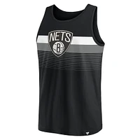 Men's Fanatics Black Brooklyn Nets Wild Game Tank Top