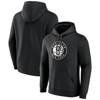 Brooklyn Nets Fanatics Branded Alternate Logo Pullover Hoodie - Black