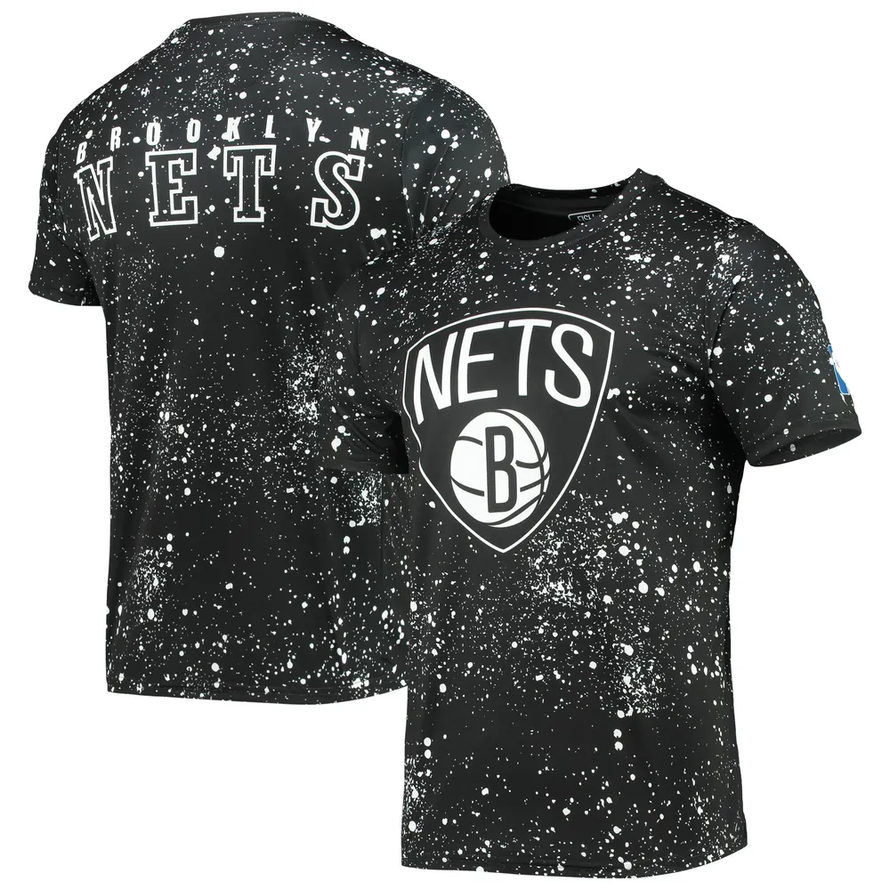 T-shirt FISLL Brooklyn Nets Splatter Print pour homme