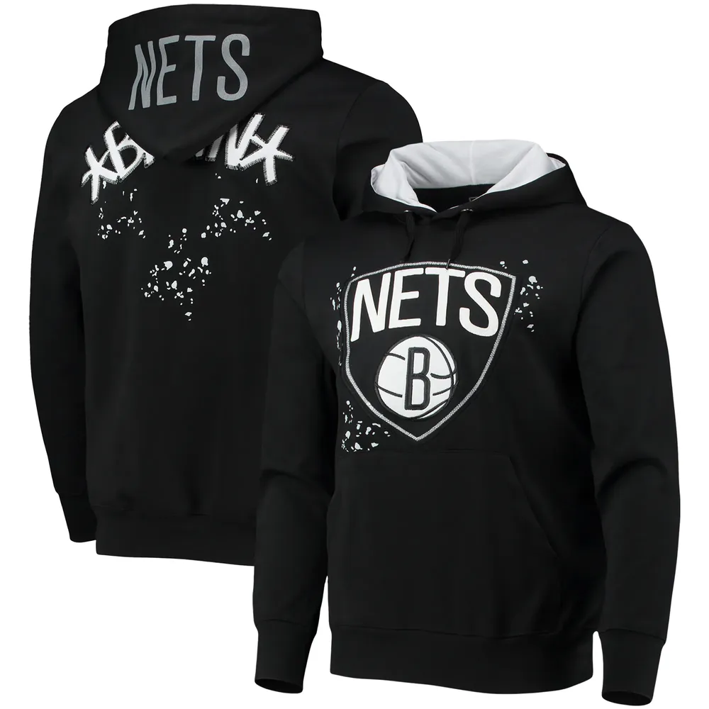 Men's Brooklyn Nets Levelwear Black Fuze Jacquard Camo Raglan