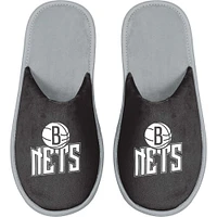 Chaussons FOCO Brooklyn Nets Scuff pour hommes