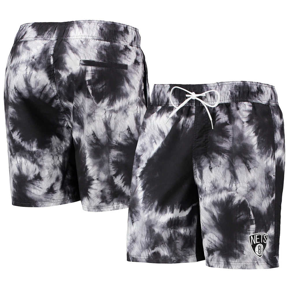 G-III Sports by Carl Banks Short de bain Brooklyn Nets Splash Volley noir pour homme