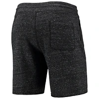 Men's Homage Charcoal Brooklyn Nets Primary Logo Tri-Blend Sweat Shorts