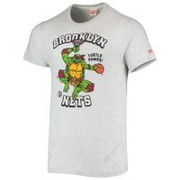 Homage Men's Homage Heathered Gray Brooklyn Nets NBA x Teenage Mutant Ninja  Turtles Tri-Blend T-Shirt