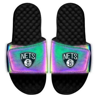 Brooklyn Nets ISlide M3 Reflective Slide Sandals - Black