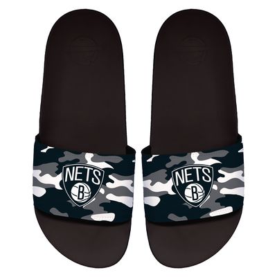 Men's ISlide Brooklyn Nets Camo Motto Slide Sandals