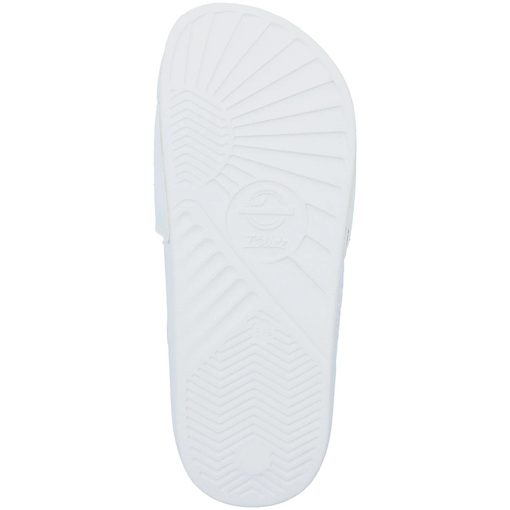 Men's ISlide White Brooklyn Nets Primary Motto Slide Sandals