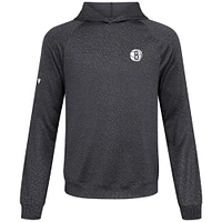 Sweat à capuche noir Challenger des Brooklyn Nets pour homme Levelwear