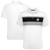 Polo blanc Onward des Brooklyn Nets pour homme Levelwear