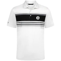 Polo blanc Onward des Brooklyn Nets pour homme Levelwear