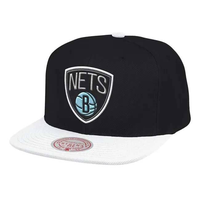 Men's Brooklyn Nets Mitchell & Ness Black/White Diamond Cut