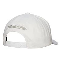 Men's Mitchell & Ness White Brooklyn Nets Hardwood Classics All In Retro Snapback Hat