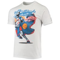 Men's NBA x McFlyy White Brooklyn Nets Identify Artist Series T-Shirt