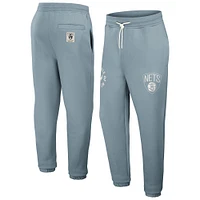 Pantalon de survêtement en peluche NBA x Staple Mint Brooklyn Nets pour hommes