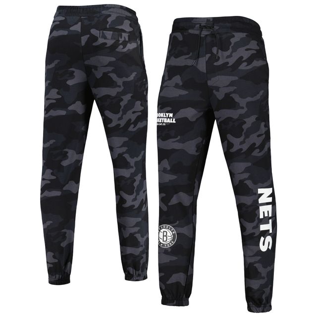 Pantalon de jogging Brooklyn Nets Tonal pour homme New Era noir/camouflage