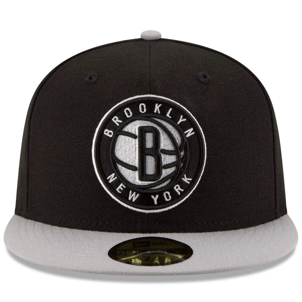 Brooklyn Nets New Era Quilted 59FIFTY Fitted Hat - Black