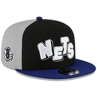 Men's New Era  Black Brooklyn Nets 2023/24 City Edition Official 9FIFTY Snapback Hat