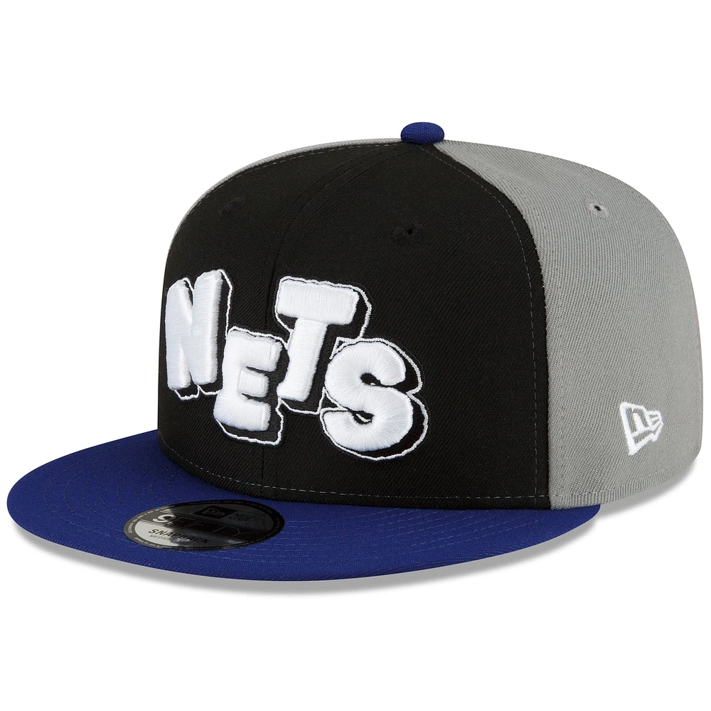 Men's New Era  Black Brooklyn Nets 2023/24 City Edition Official 9FIFTY Snapback Hat