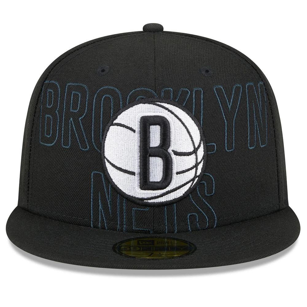 V107988 Nets 23 NBA NWE DRAFT OTC 59FIFTY HATMENHIC