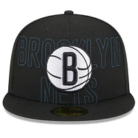 V107988 Nets 23 NBA NWE DRAFT OTC 59FIFTY HATMENHIC