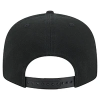 Casquette New Era noire à panneau fendu 9FIFTY pour homme, style aventure, Brooklyn Nets