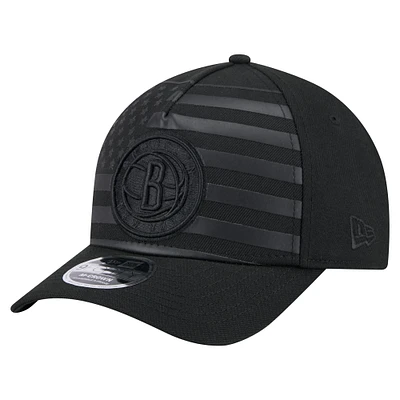Casquette ajustable A-Frame 9FORTY Game Day Flag des Brooklyn Nets de New Era pour homme