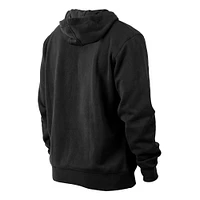Men's New Era Black Brooklyn Nets Localized Pullover Hoodie