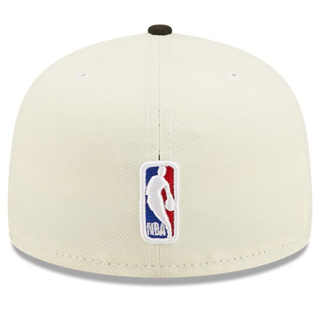 Casquette ajustée 2022 NBA Draft 59FIFTY New Era Brooklyn Nets pour homme, crème/noir