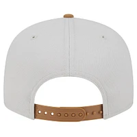 Men's New Era Cream/Tan Brooklyn Nets Color Pack 2-Tone 9FIFTY Snapback Hat